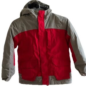 Lands' End Kids Squall Insulated Unisex Kids Medium 5-6 Fleece Lined Jacket